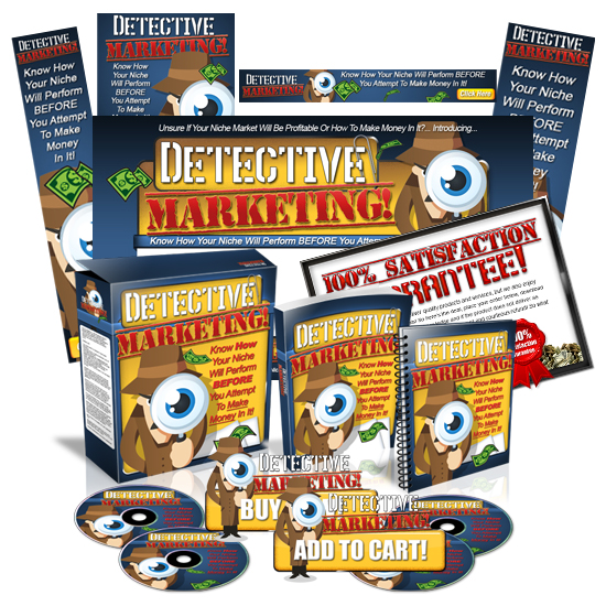 template detectivemarketing package